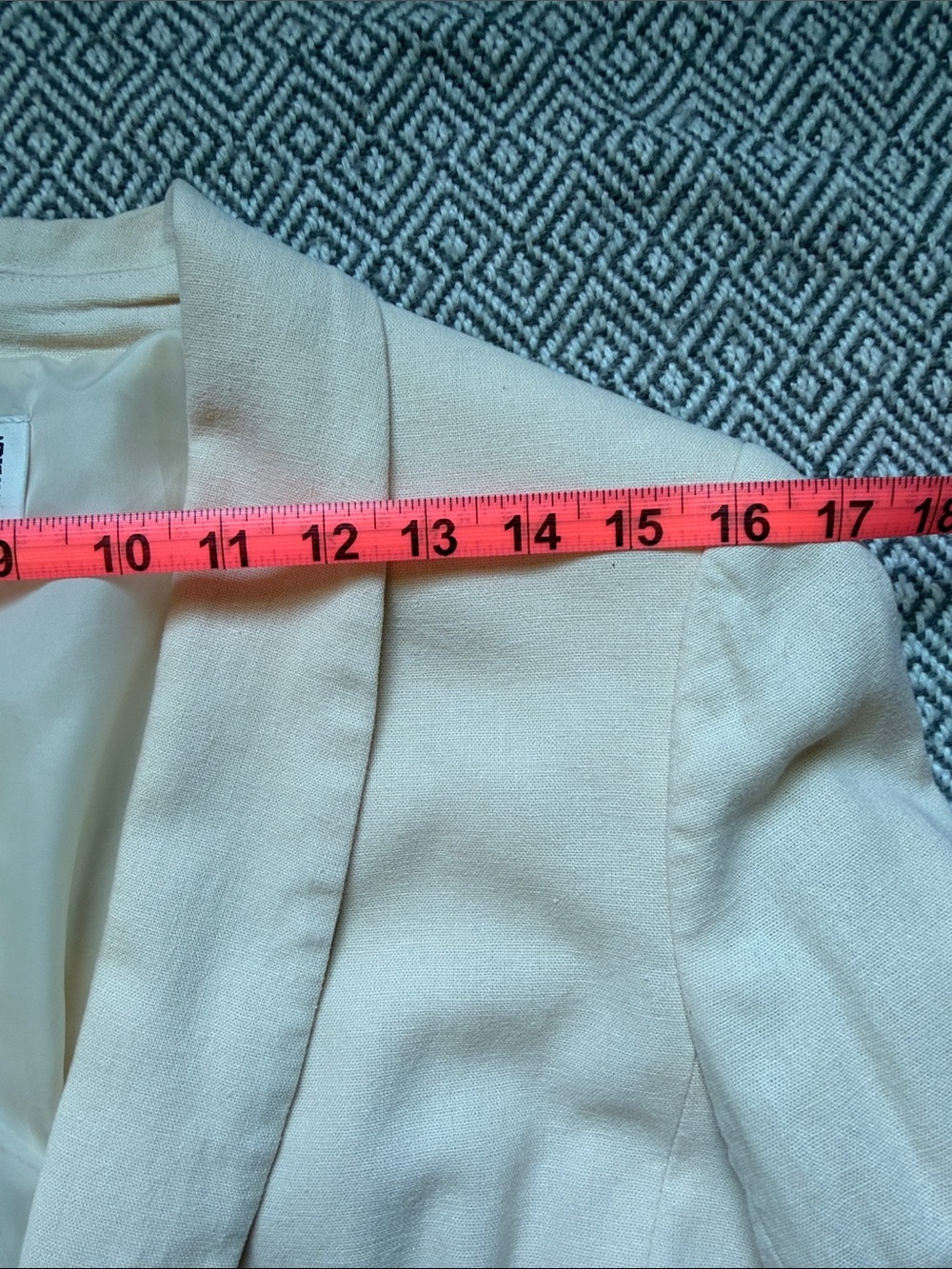 Anne Klein Light Cream Women's Blazer - Picture 6 of 12